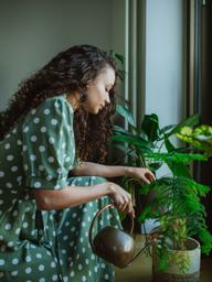 Watering plants